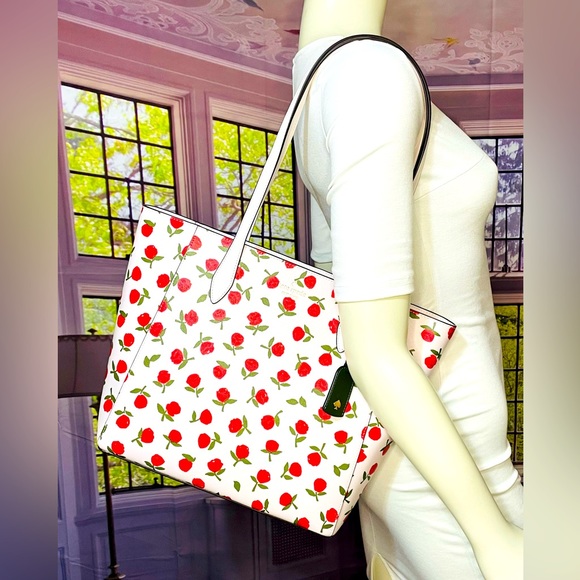NWT Kate Spade Dana floral tote with matching bifold wallet - Picture 7 of 15